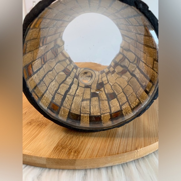 Mosaic Glass Candle Holder - Picture 4 of 6